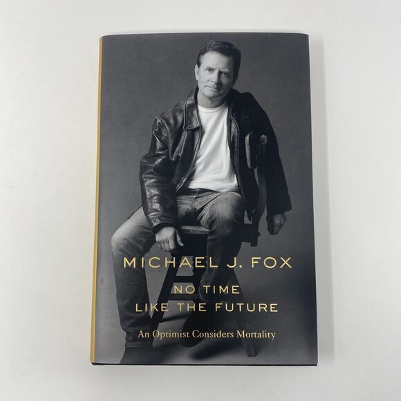 MICHAEL J FOX SIGNED NO TIME LIKE THE FUTURE BOOK AUTOGRAPH BOOK PLATE